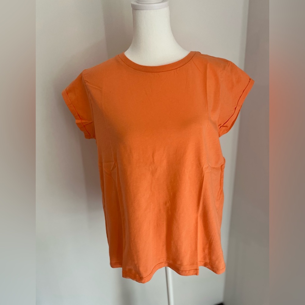 Stunning orange cotton top